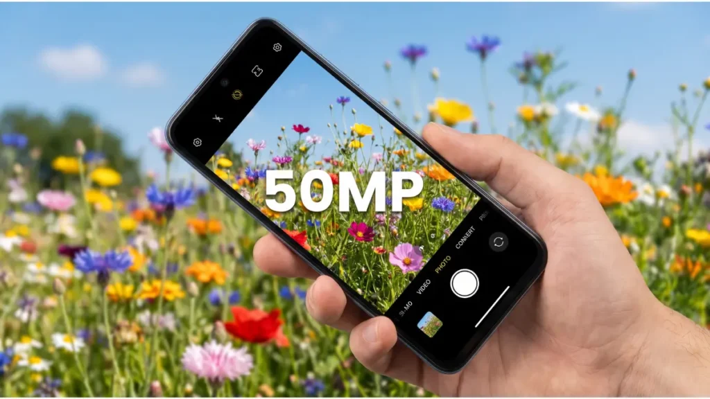 कैमरा – 50MP OIS के साथ दमदार, पर हर जगह नहीं